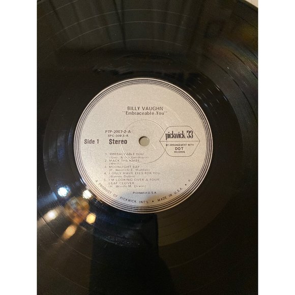 Vintage Billy Vaugh The satin touch 2 record set vinyl record - Picture 5 of 5